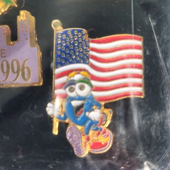 1996 Atlanta Olympics Official Collector 5 pin Set, Mint Condition, unopened - Picture 12 of 16